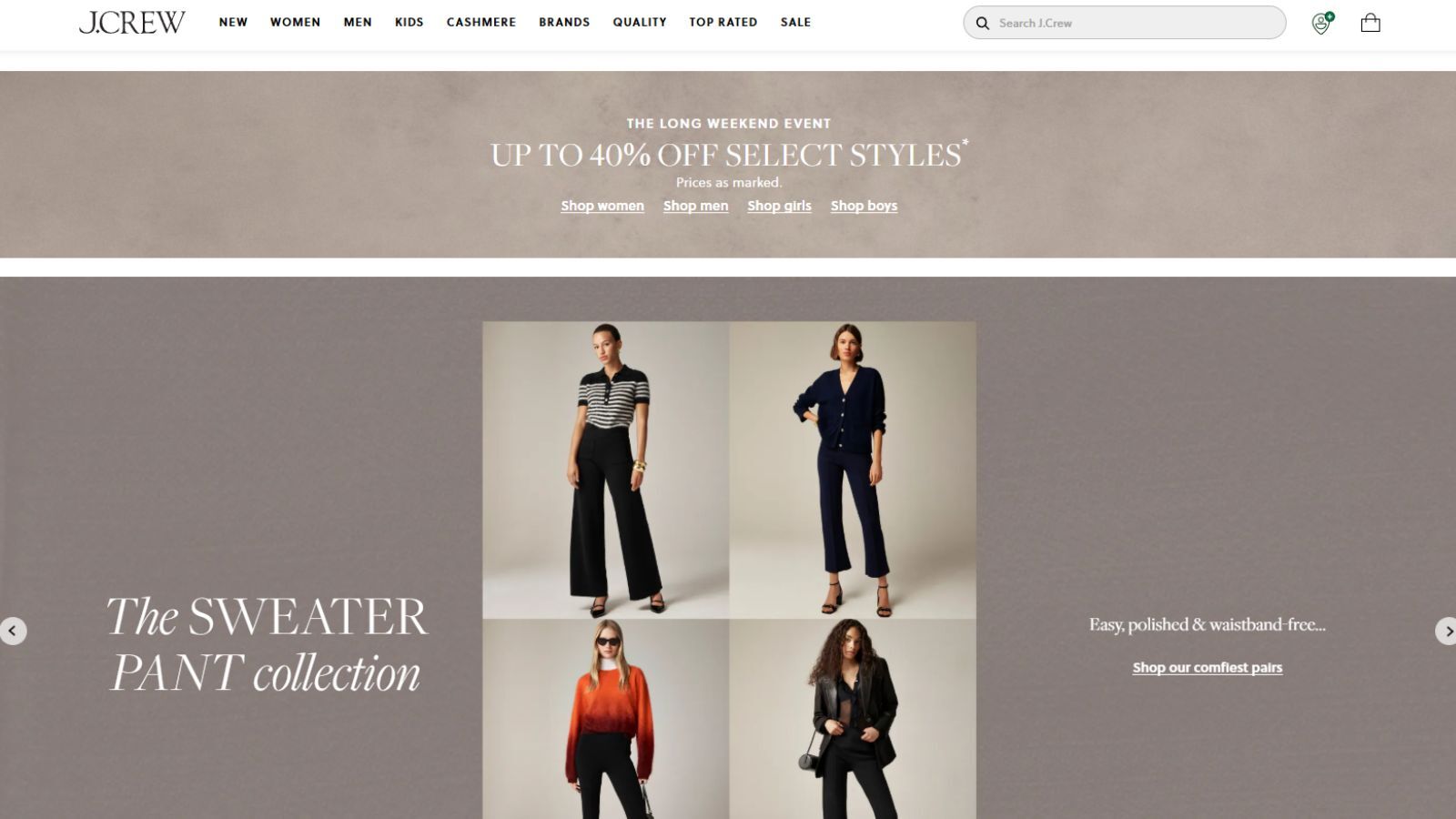 J.Crew Size Chart Guide Women's & Men's Clothing Cherry Picks